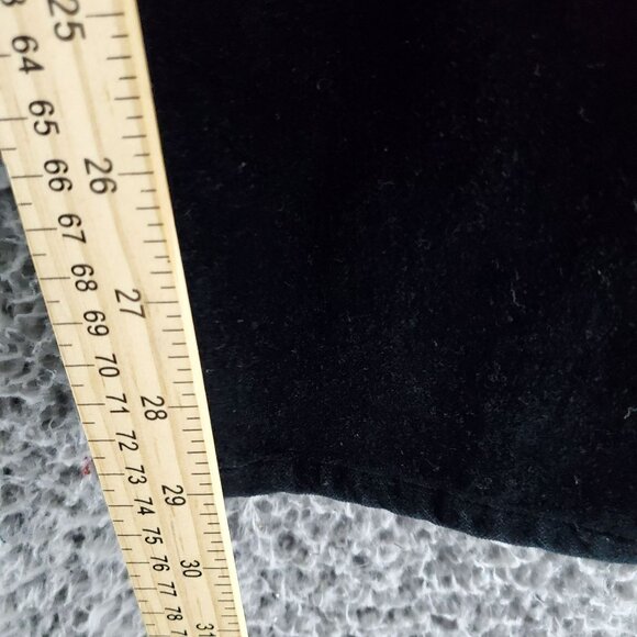 Nygard Jeans Womens 12 Black Stretch Corduroy Straight Leg - Picture 6 of 9